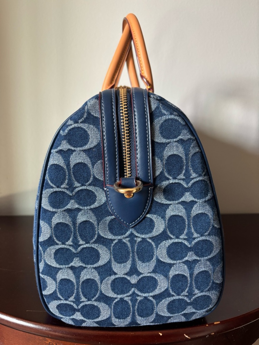 Coach Denim Large Rowan - Picture 3 of 7
